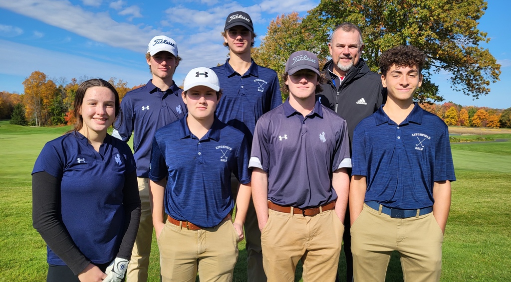 White leads Litchfield to BL golf title