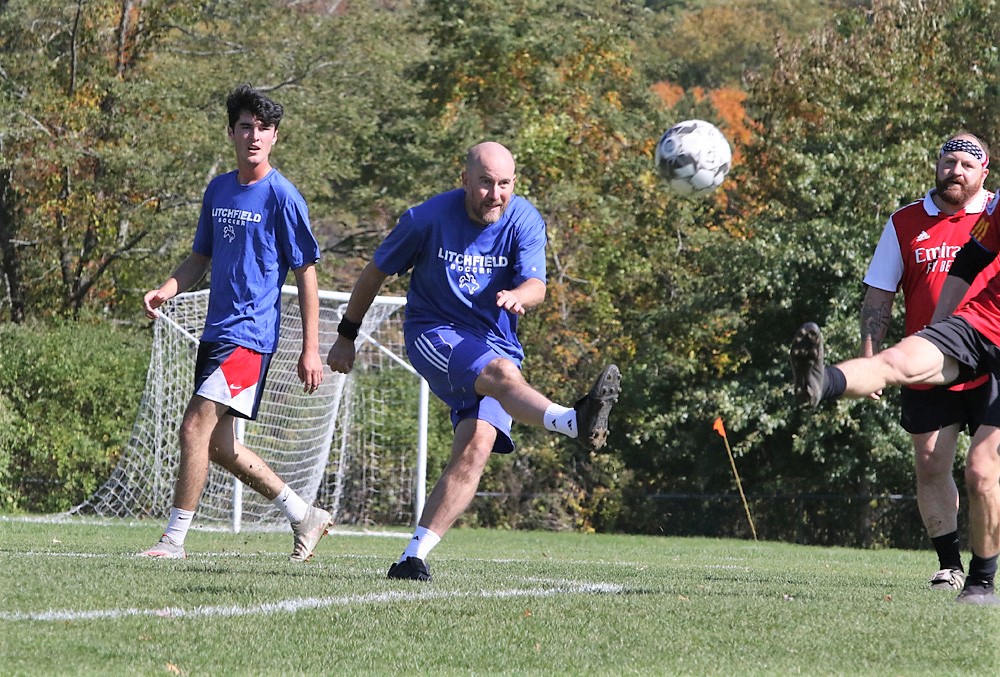 Wamogo pulls away in alumni soccer match