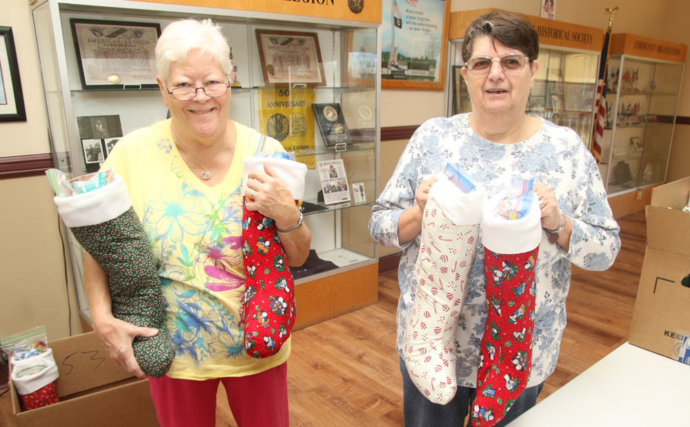 Stockings to be delivered to veterans