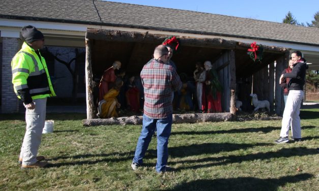 St. Thomas Church Nativity scene in place