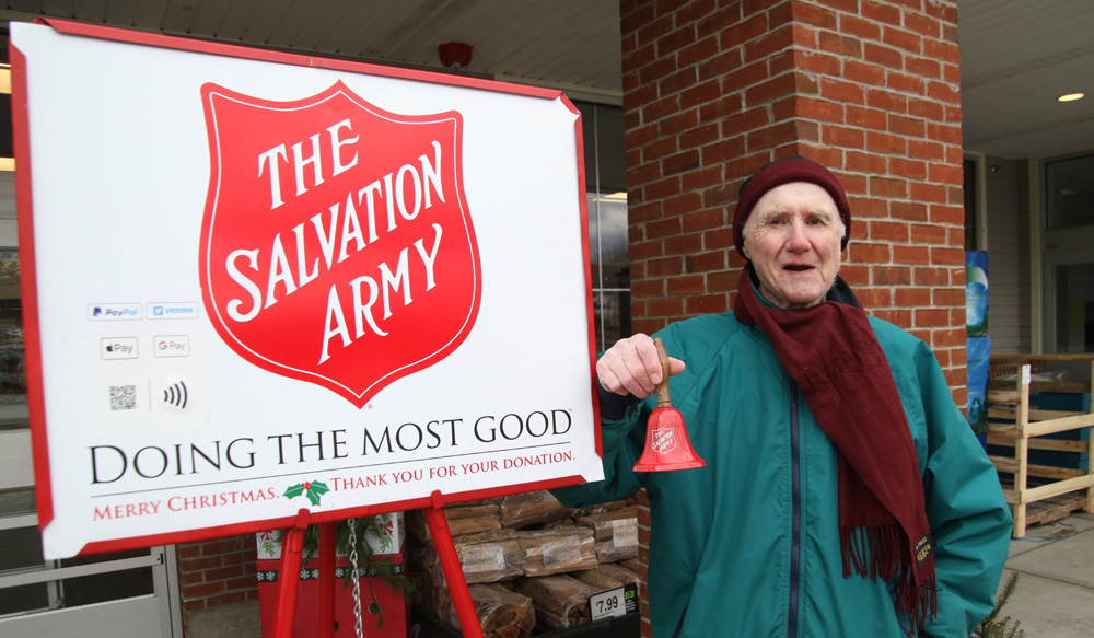 Salvation Army bell ringing has begun