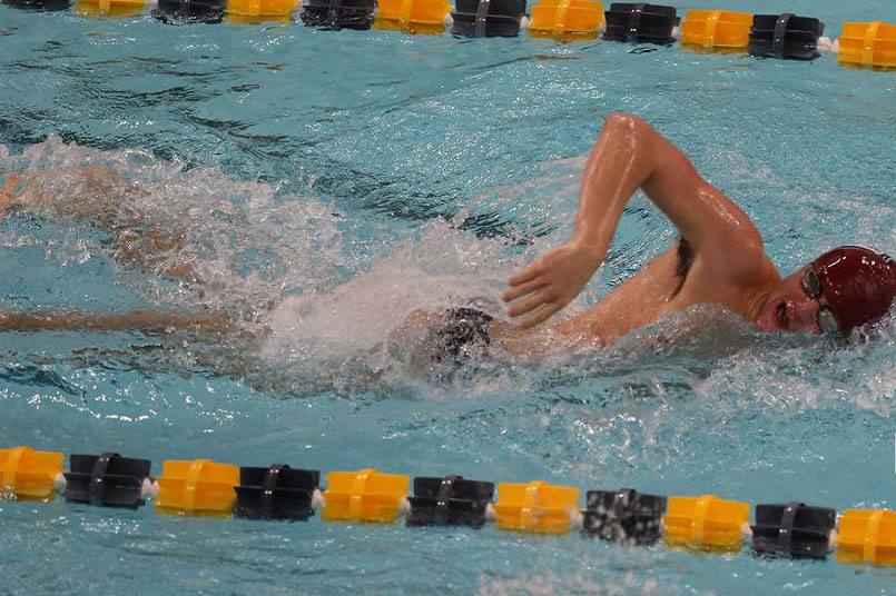 Sylvester sets fifth swim record at ECSU