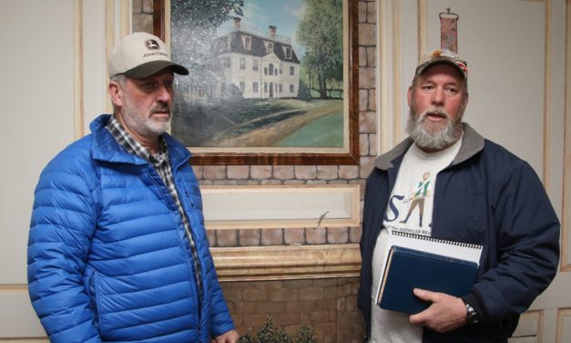 Family roots: Brothers tour historic home