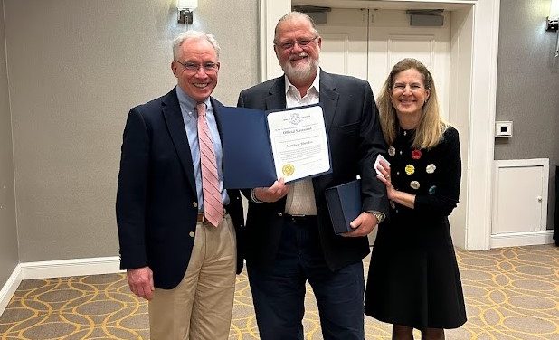 Blondin receives eye care award