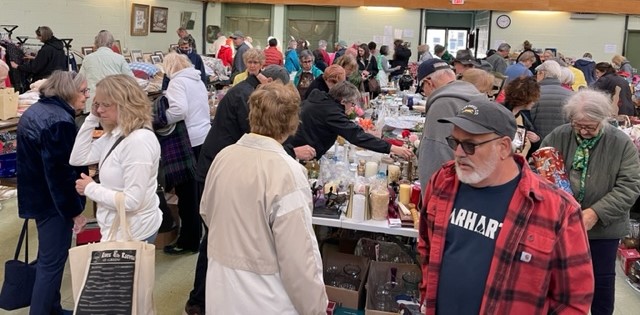 Tag sale being held at Shrine of Lourdes