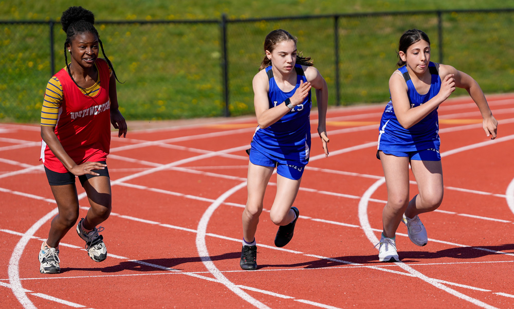 Track and field team shows its stuff