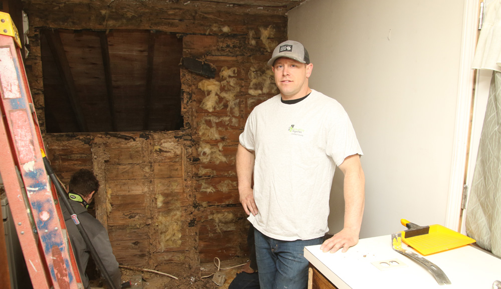 Volunteers complete four rebuild projects