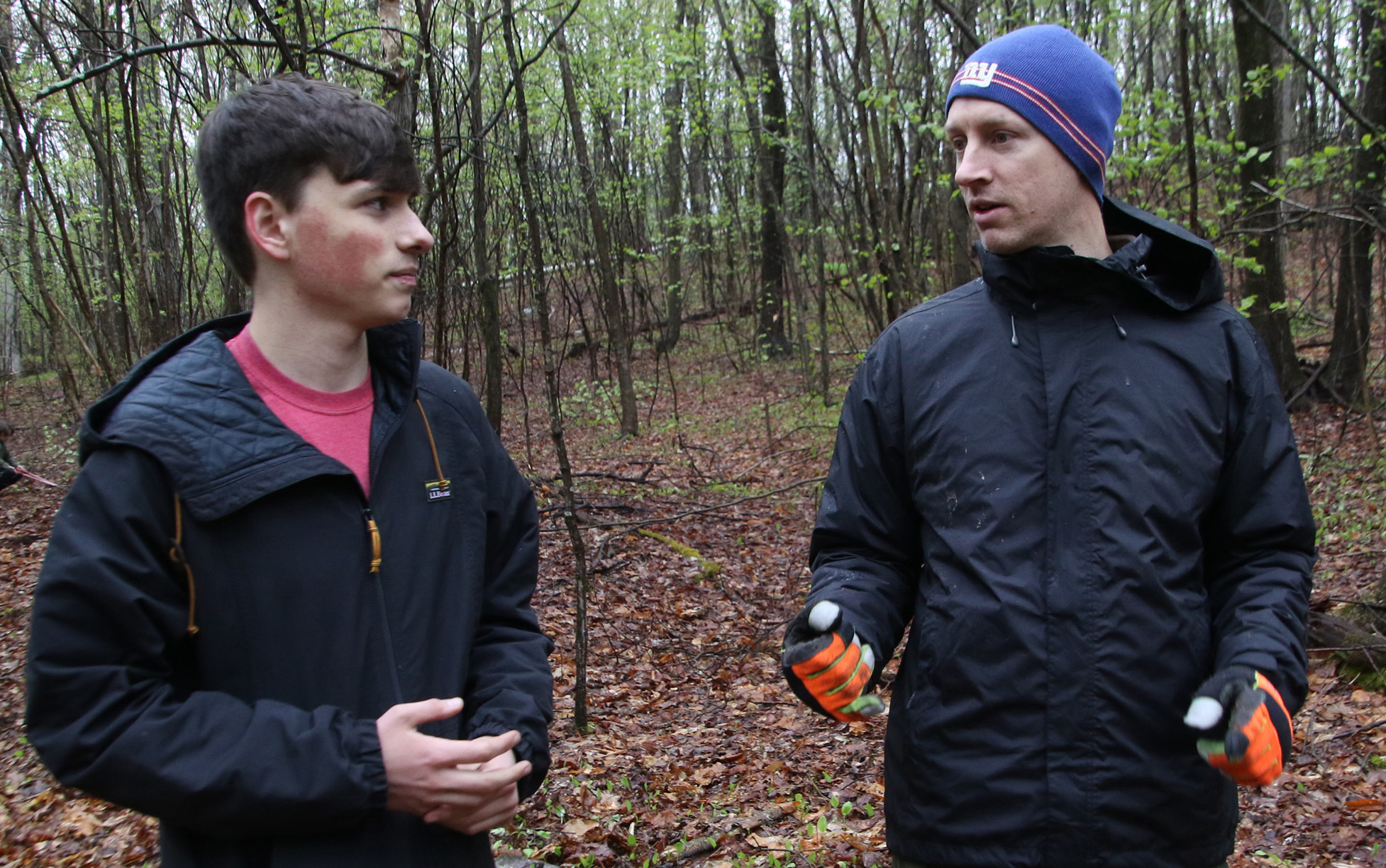 Morris Boy Scout blazing a new trail