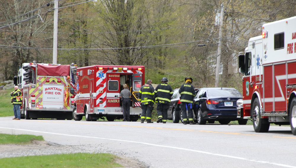 One motorist injured in two-car crash