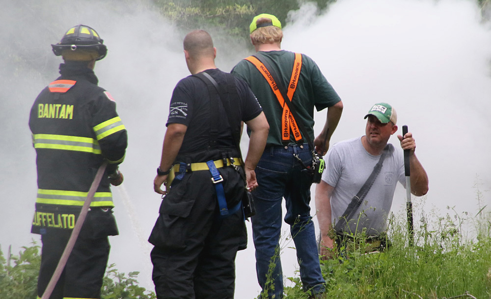 Campfire ashes ignite brush fire in Milton