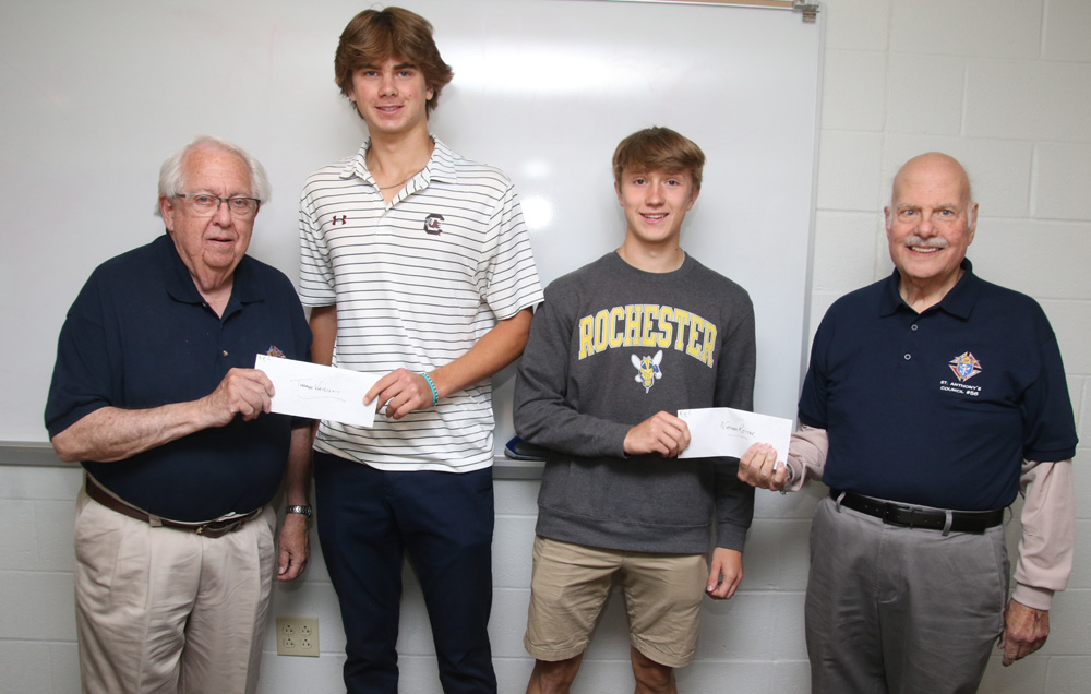St. Anthony Council awards two scholarships