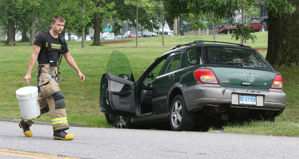 No injuries in two-car crash on East Street