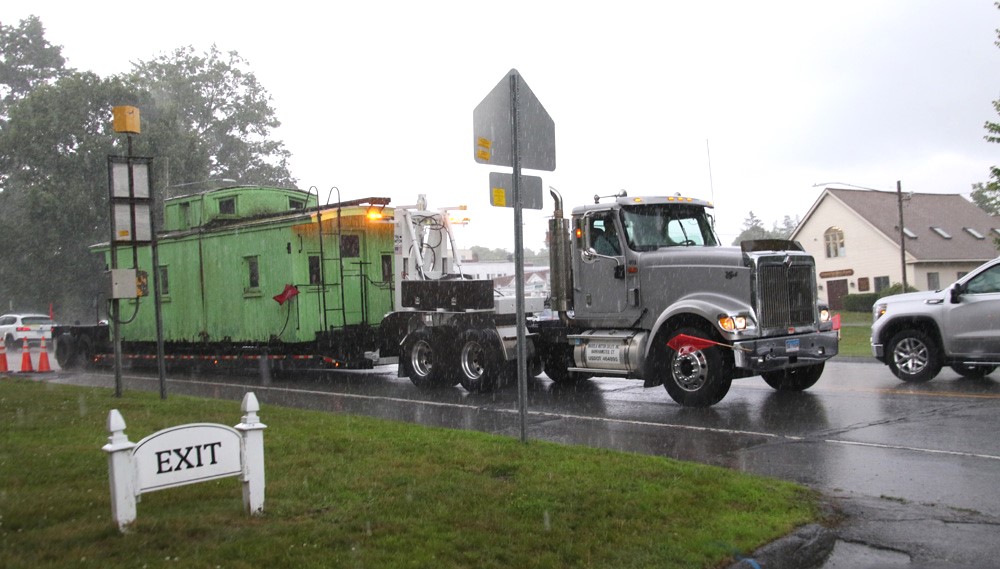 Caboose on the loose: Russell St. new home