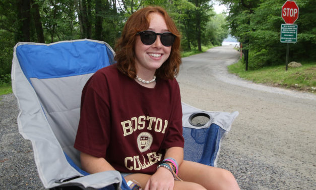 Beach brigade: Sepples and Saunders