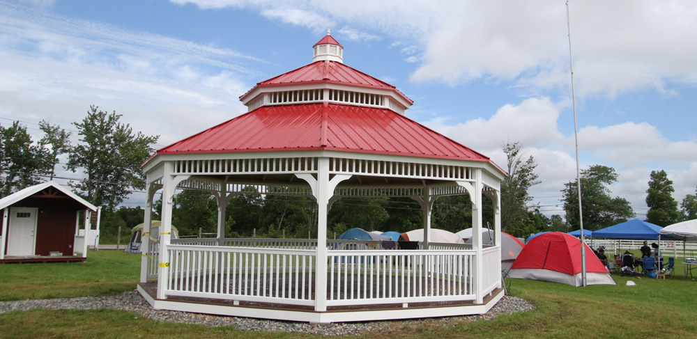 New gazebo completed at fairgrounds