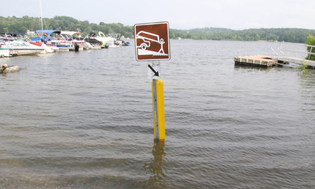 Bantam Lake water level remains high