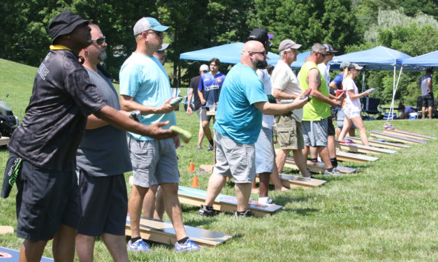 South Farms hosts first cornhole tourney