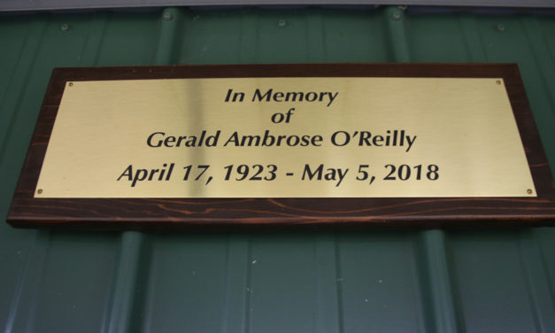 Track record cases honor local sports fan