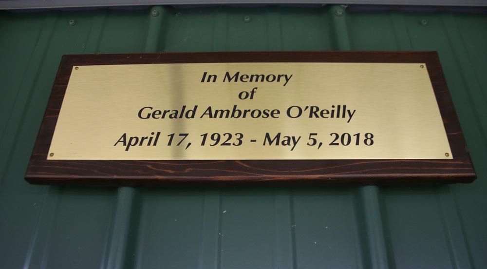 Track record cases honor local sports fan