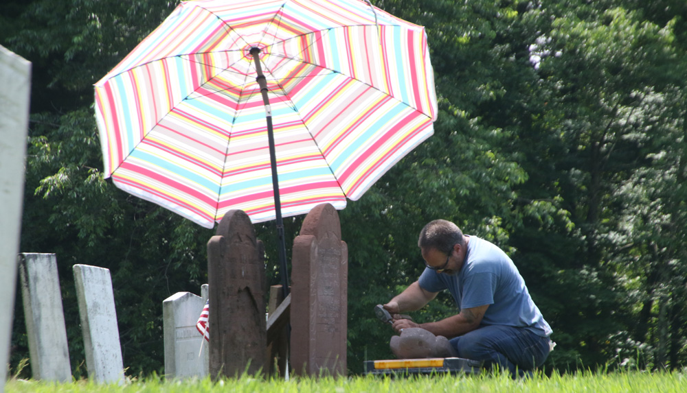 Two New stones for an old gravesite