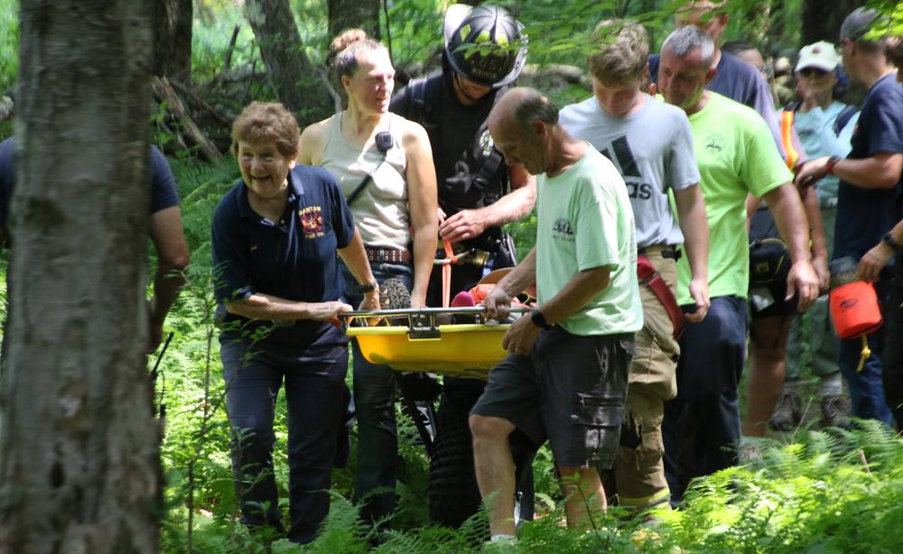 Injured hiker rescued on Prospect Mountain