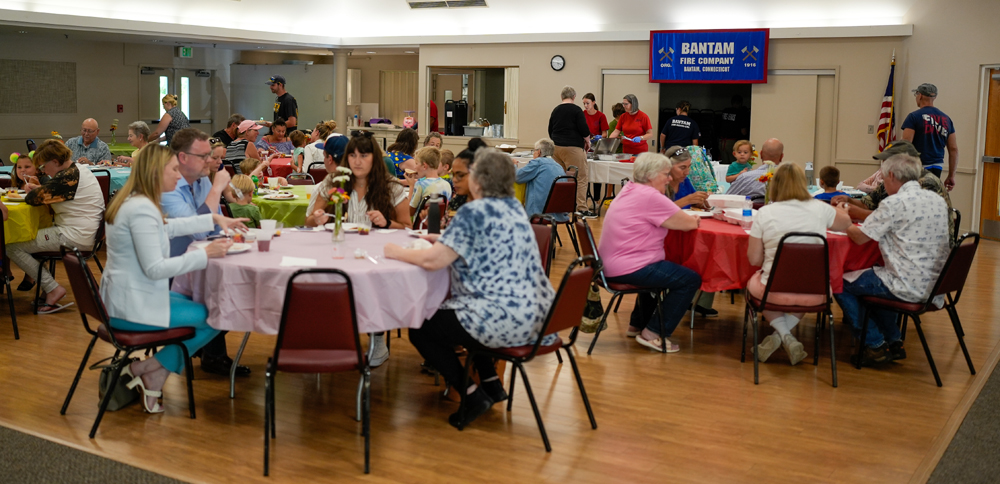 Pancakes on the supper menu in Bantam