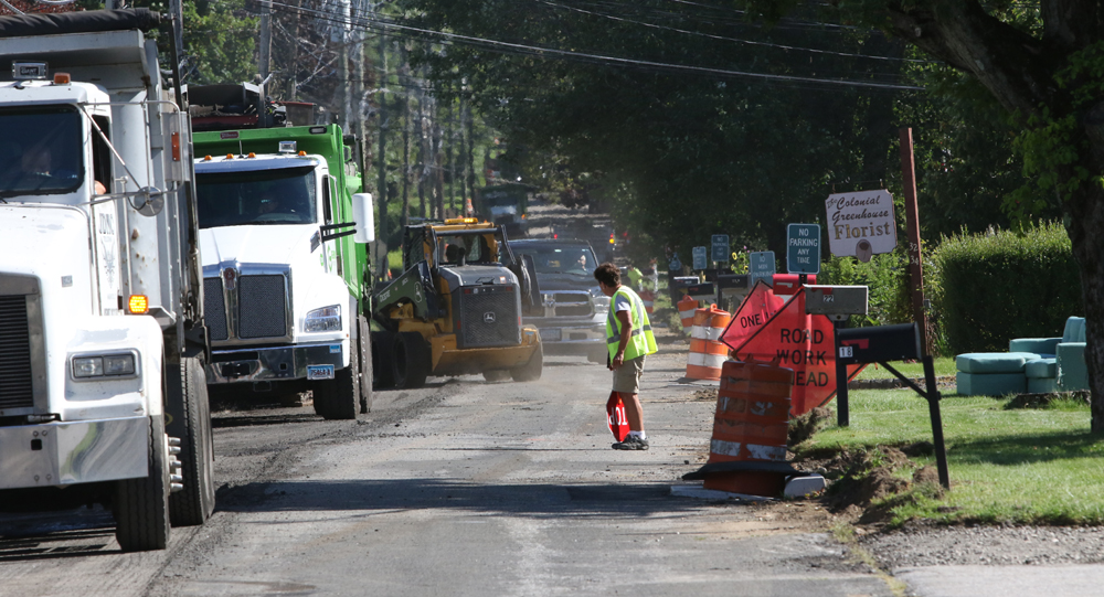 Meadow Street resurfacing is underway