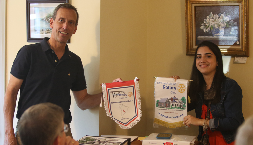 Rotary Club welcomes exchange student