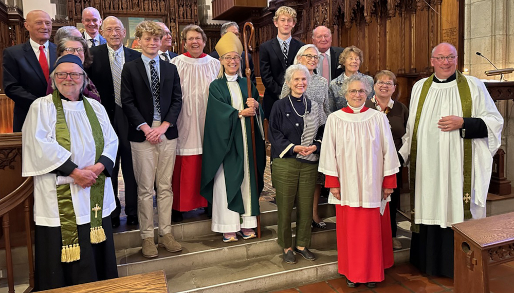 Episcopal Bishop on hand for church service