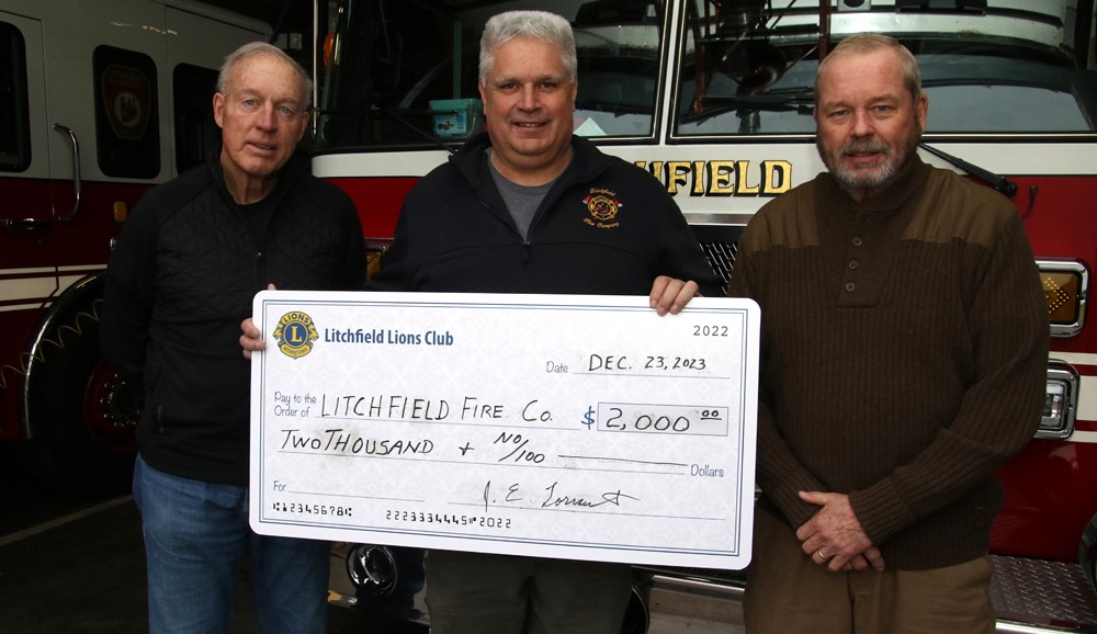 Lions gesture aids Litchfield Fire Company