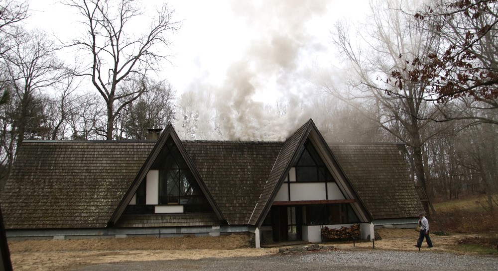 Chimney fire damages Litchfield home