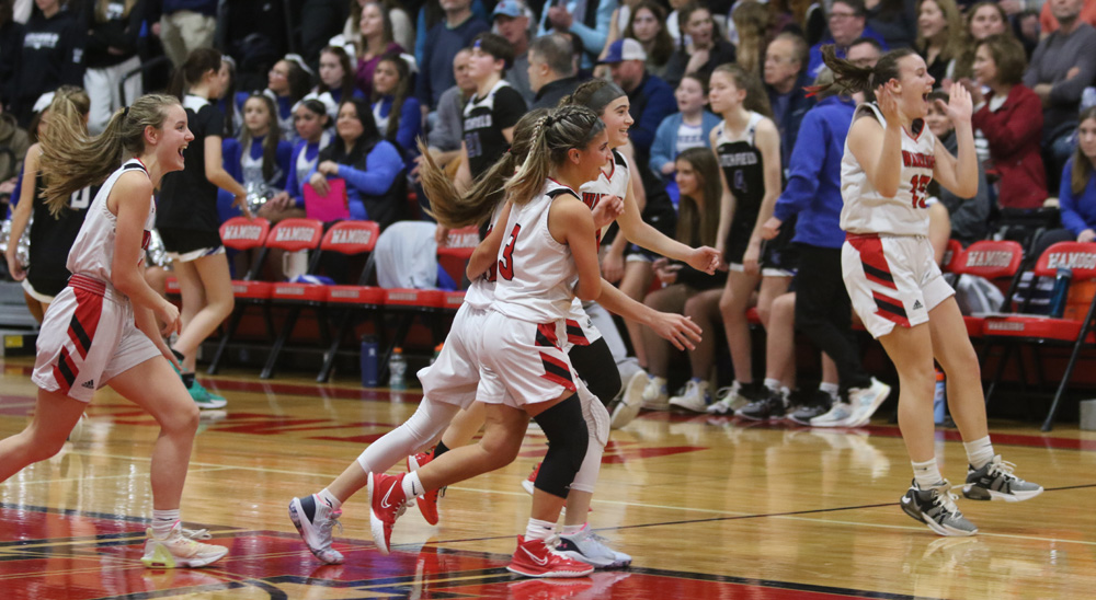 ‘Not on our court’: Wamogo girls edge LHS