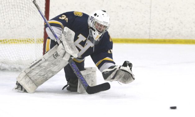 Rivals square off in co-op hockey contest