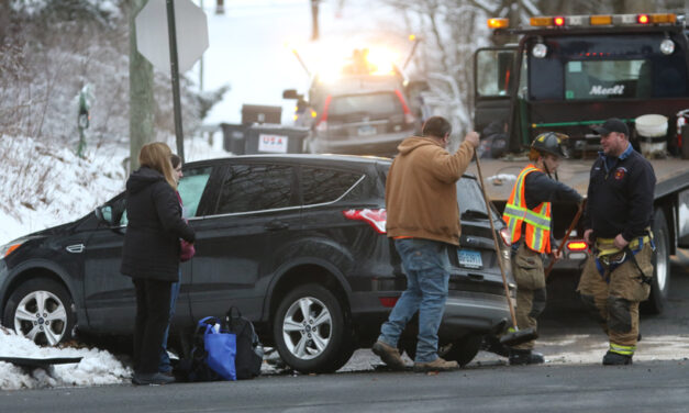 Two drivers unhurt in Route 202 collision