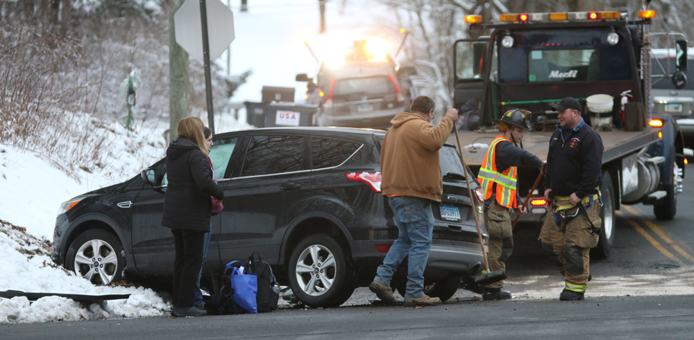 Two drivers unhurt in Route 202 collision
