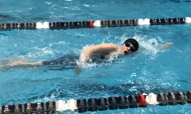 Middle school swimmers second in state