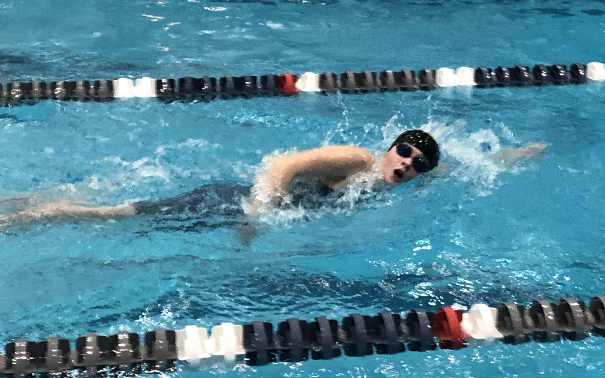 Middle school swimmers second in state