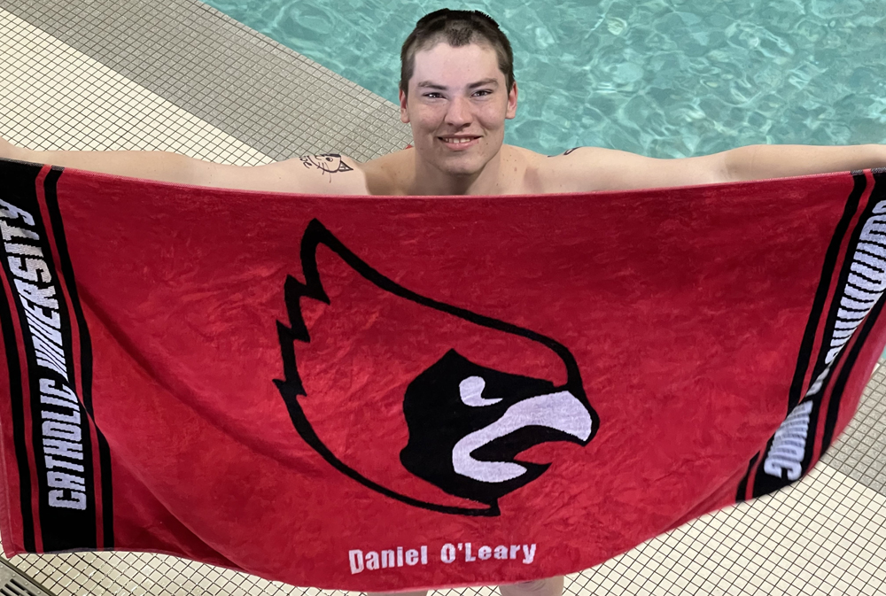 O’Leary ends strong college swim career