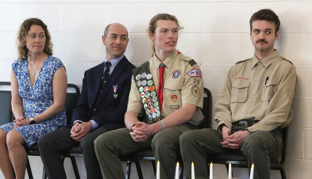 Rowan Schulde Troop 29’s new Eagle Scout