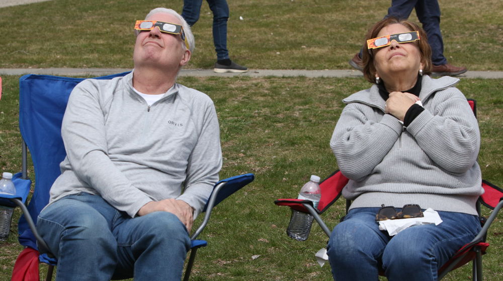 White Memorial hosts solar eclipse watch