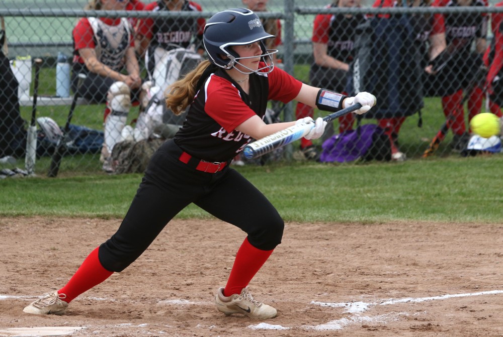 Co-op softball team wins its first game