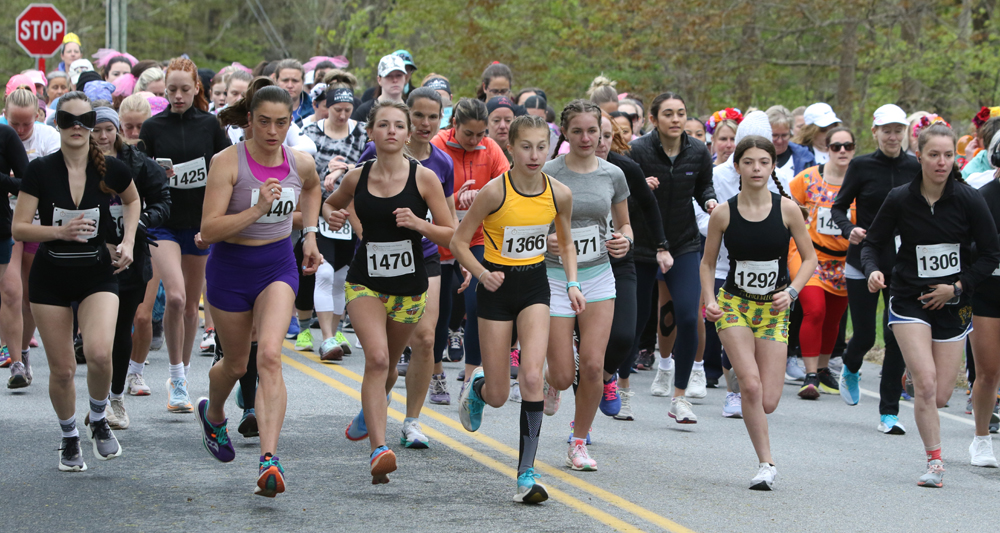 Girl power: ladies put best feet forward