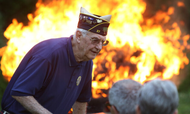 An honorable ending for worn-out flags