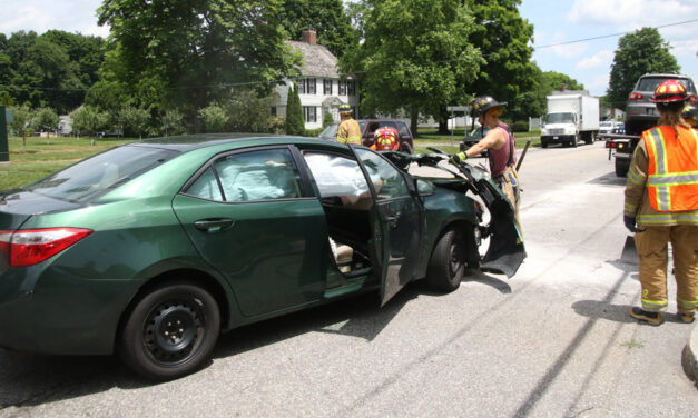 Three injured in accident on East Street