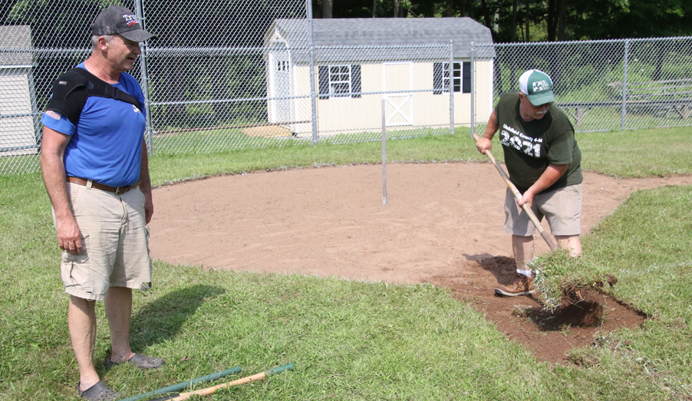 Softball field in Bantam takes on a new look