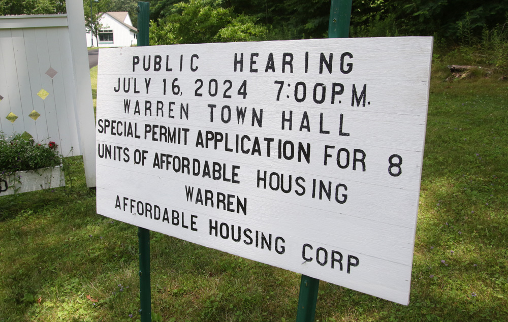 Public Hearing set on Warren housing plan