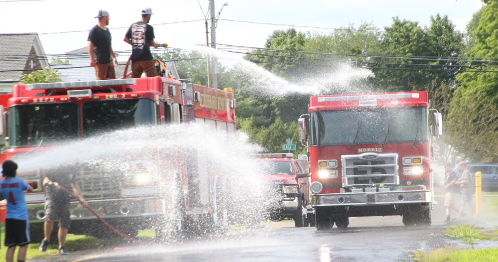 Ceremony christens new Morris fire truck