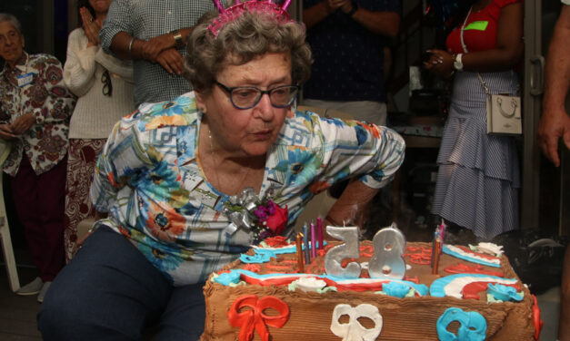 Democrats celebrate Horvay’s 85th birthday