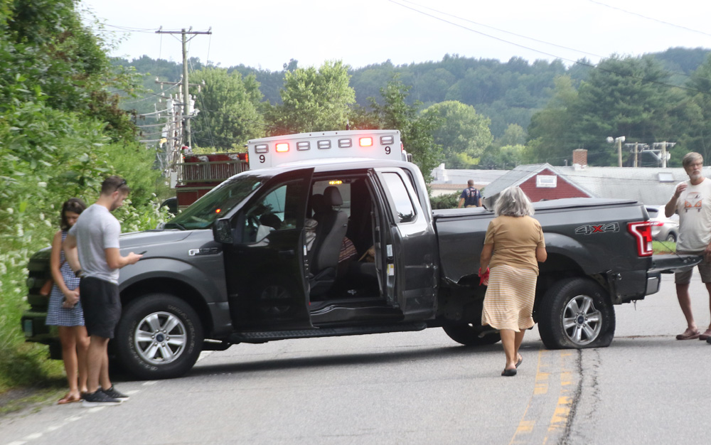 Morning accident ties up Bantam Road