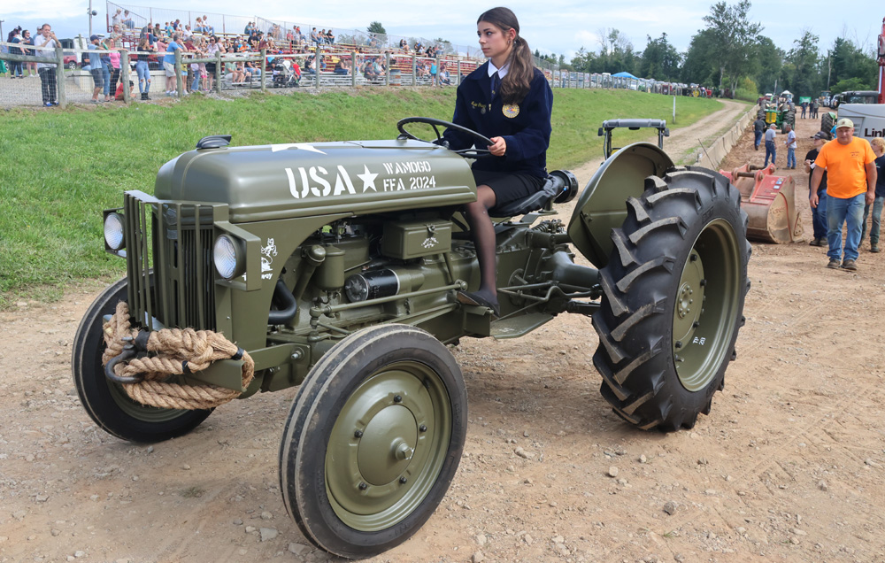 Restored Ford tractor gains a new owner